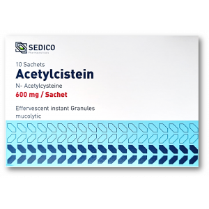 ACETYLCISTEIN 600 MG ( N- ACETYLCYSTEINE ) 10 EFFERVESCENT INSTANT GRANULES SACHETS